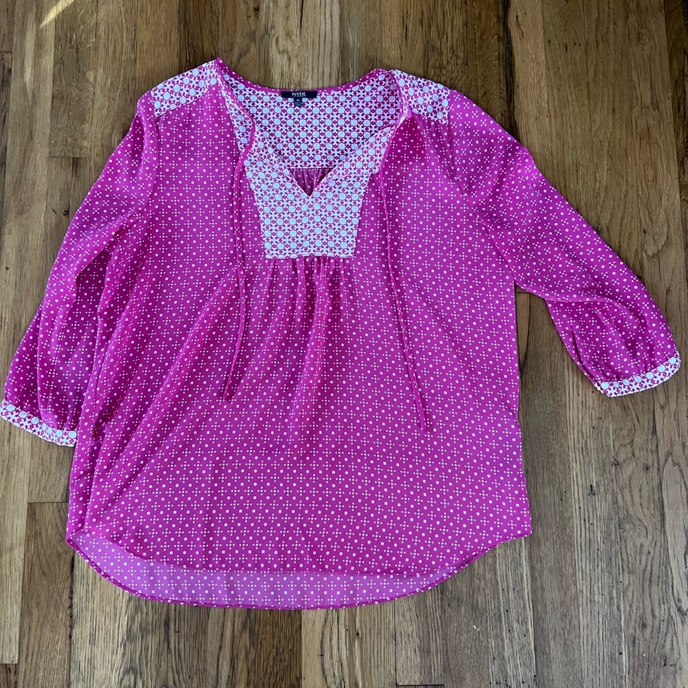 Pink NYDJ Blouse